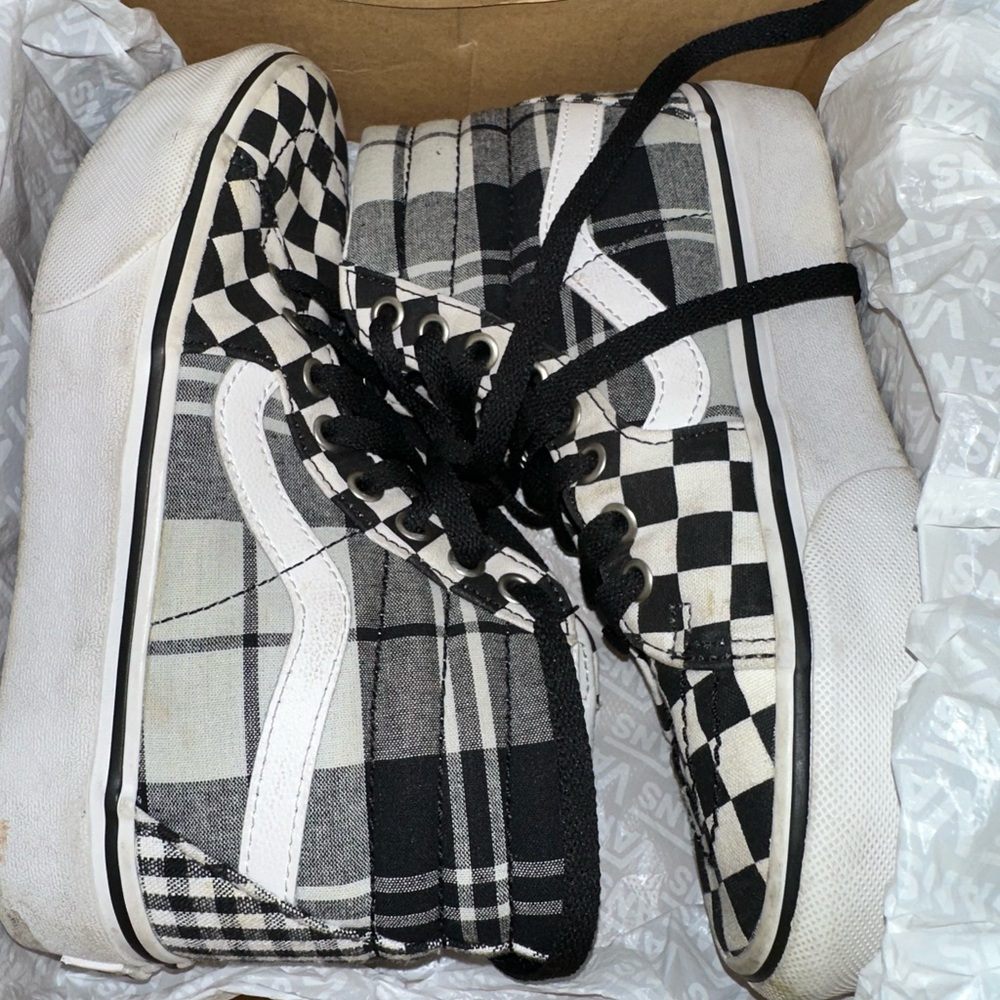 Vans Checkered platform High-Top Sneakers